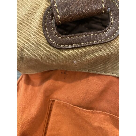 Canvas And Fabric Fossil Key Tote Shoulder Bag Purse - Picture 10 of 13